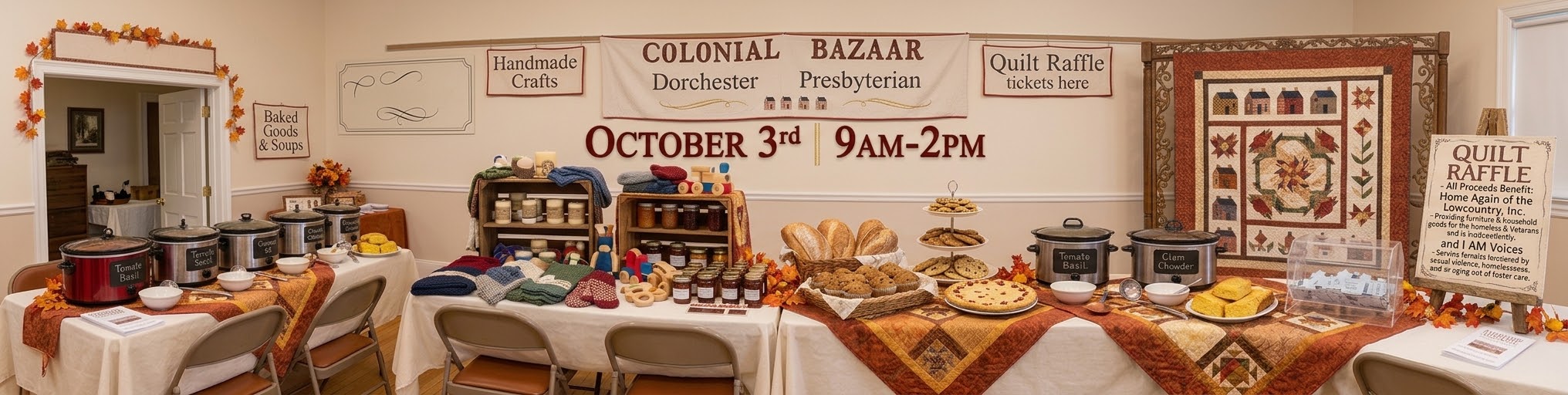 Colonial Bazaar October 3rd